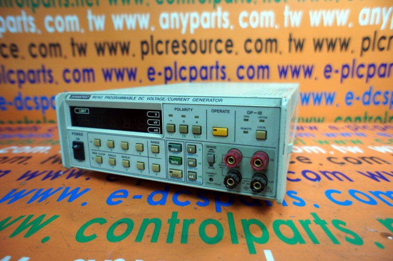 ADVANTEST R6142 Programmable DC Voltage/Current Generator - PLC